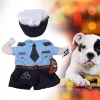 Pet Police Costume for Cats - Comfortable Halloween Outfit
