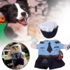 Pet Police Costume for Cats - Comfortable Halloween Outfit