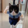 Pet Police Costume for Cats - Comfortable Halloween Outfit